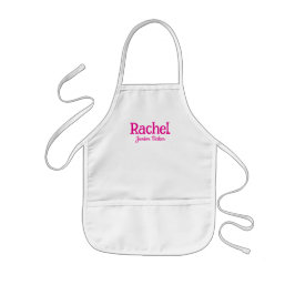 Junior-Bäckerin Hot Pink Mädchen Kinderschürze
