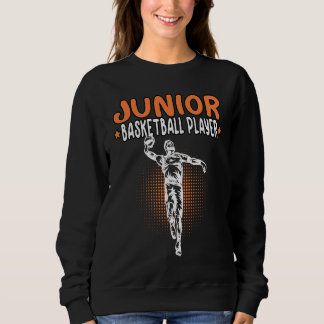 Junior Basketballspieler Basketballer Basketballsp Sweatshirt