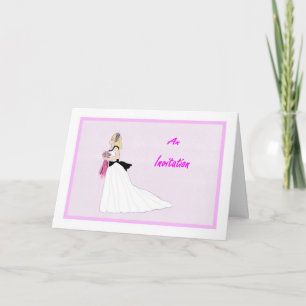 Junior Bridesmaid Anfrage Hand gezogen Einladung