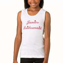 Junior Bridesmaid Brautparty Wedding Tank Top