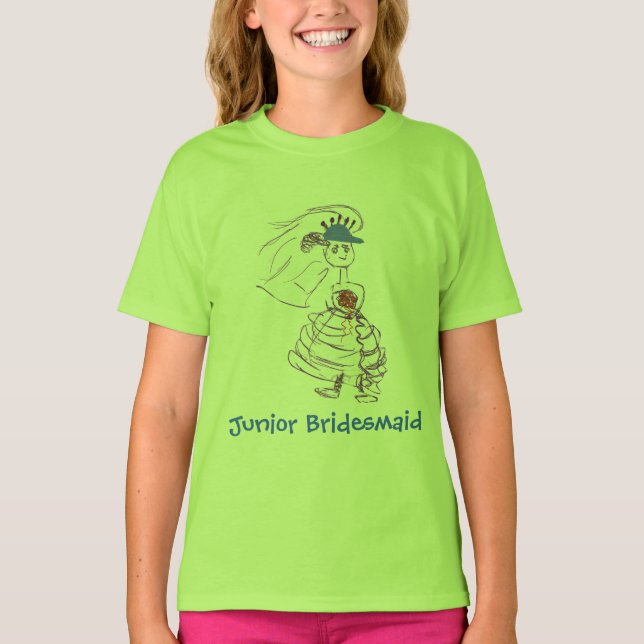 Junior Bridesmaid T-Shirt (Vorderseite)