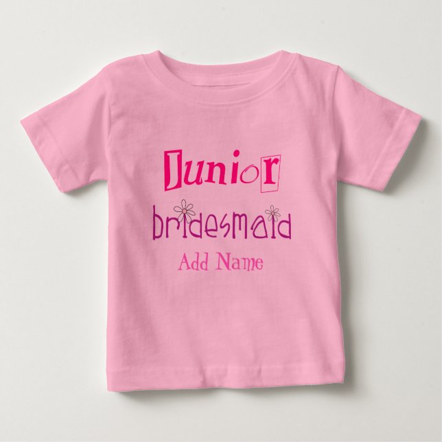 Junior Bridesmaid Tee Shirt (Vorderseite)