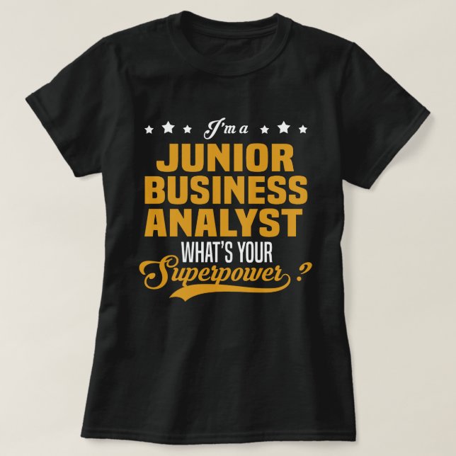 Junior Business Analyst T-Shirt (Design vorne)