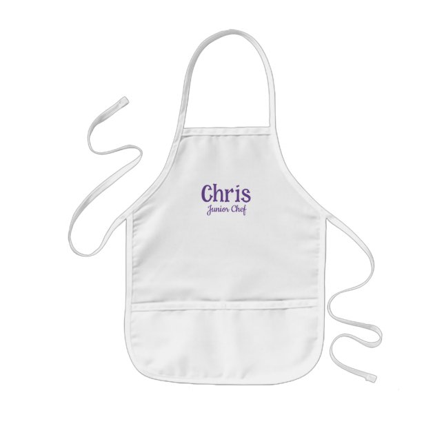 Junior-Chef-Kinder-Schürze-Kochen-Geburtstag Kinderschürze (Vorne)