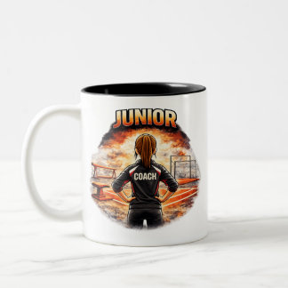 Junior Coach Mug - Gymnastics Gift Zweifarbige Tasse