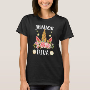 Junior Diva Erster Schultag einzigartig magisch T-Shirt
