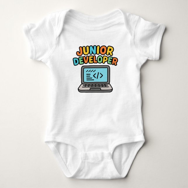 Junior-Entwickler Baby-Body  Baby Strampler (Vorderseite)