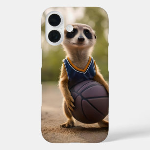 Junior-Erdmännchen-Basketballspieler, iPhone 16 Hülle