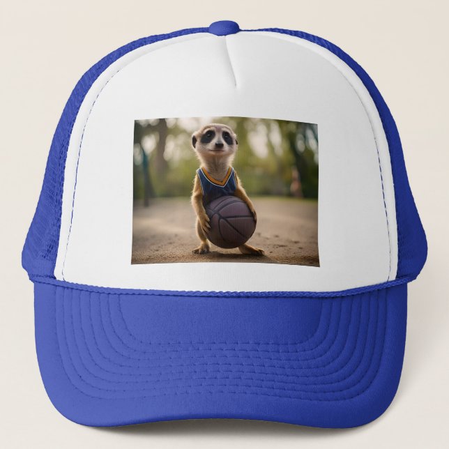Junior-Erdmännchen-Basketballspieler, Truckerkappe (Vorderseite)