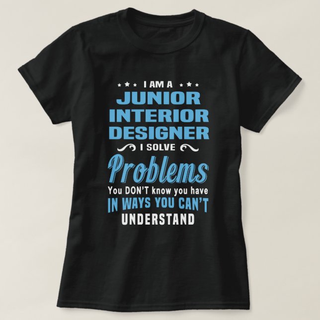Junior Interior Designer T-Shirt (Design vorne)