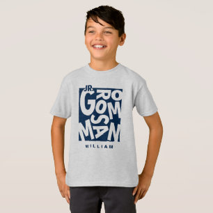 Junior Jr. Brautführer Hochzeitsgesellschaft Crew T-Shirt