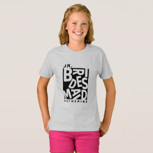 Junior Jr. Brautjungfer, Hochzeitsgesellschaft T-Shirt