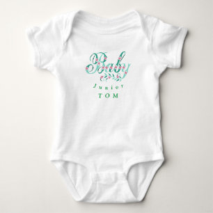 Junior-Kalligraphie Personalisiert Baby Bodysuit Strampler