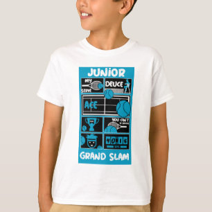 Junior-Nachwuchsspieler im Tennis T-Shirt