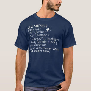Junior Name Juniper Definition Junior weiblich Nam T-Shirt