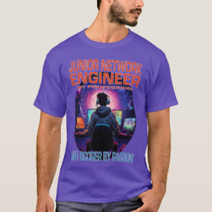 Junior Network Engineer Lustiger Gamer Spaß Pun Ga T-Shirt