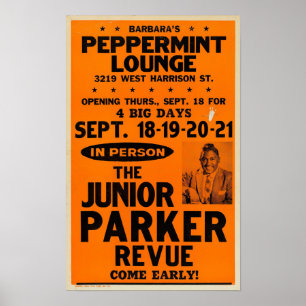 Junior Parker Peppermint Lounge Concept Poster