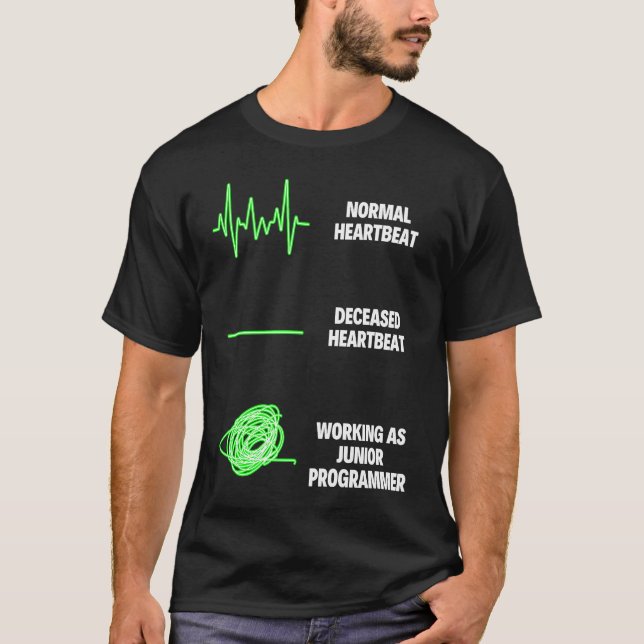 Junior Programmer Professional Worker Programming  T-Shirt (Vorderseite)