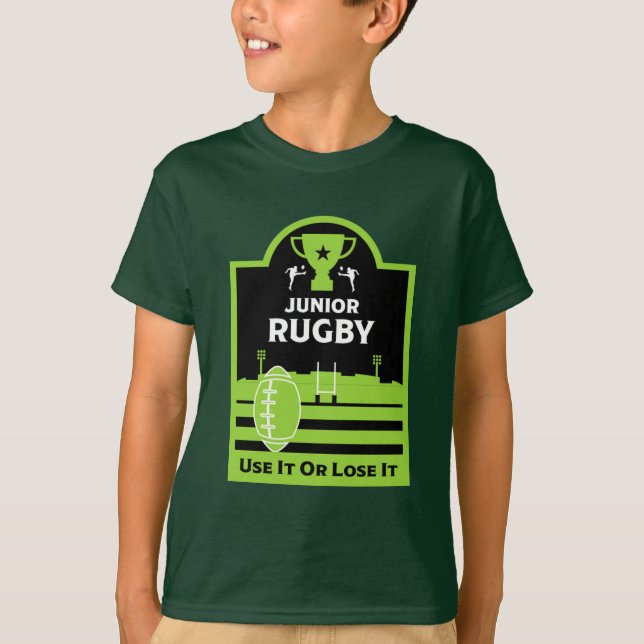 Junior Rugby Players T - Shirt (Vorderseite)