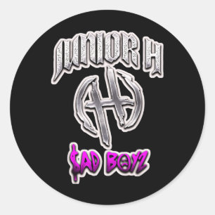 Junior Sad Boyz Corridos Tumbados H Belicos Mexiko Runder Aufkleber