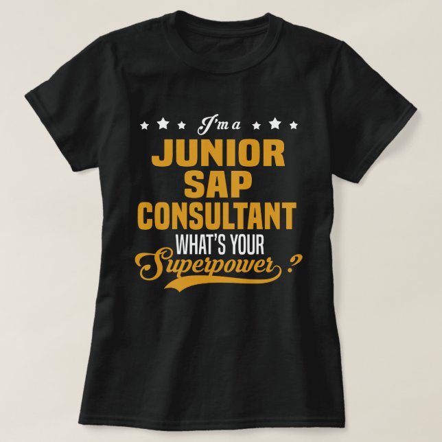 Junior SAP Consultant T-Shirt (Design vorne)