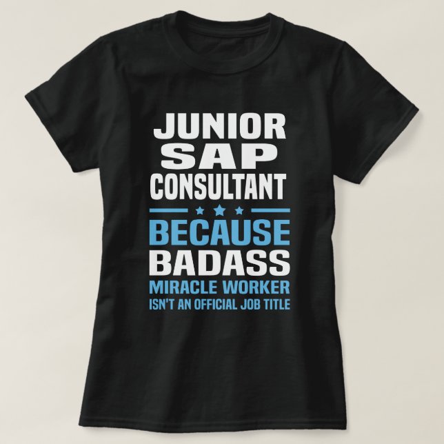 Junior SAP Consultant T-Shirt (Design vorne)