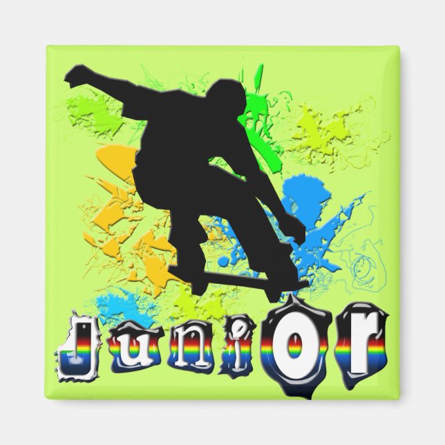Junior - Skateboarding Magnet (Vorne)