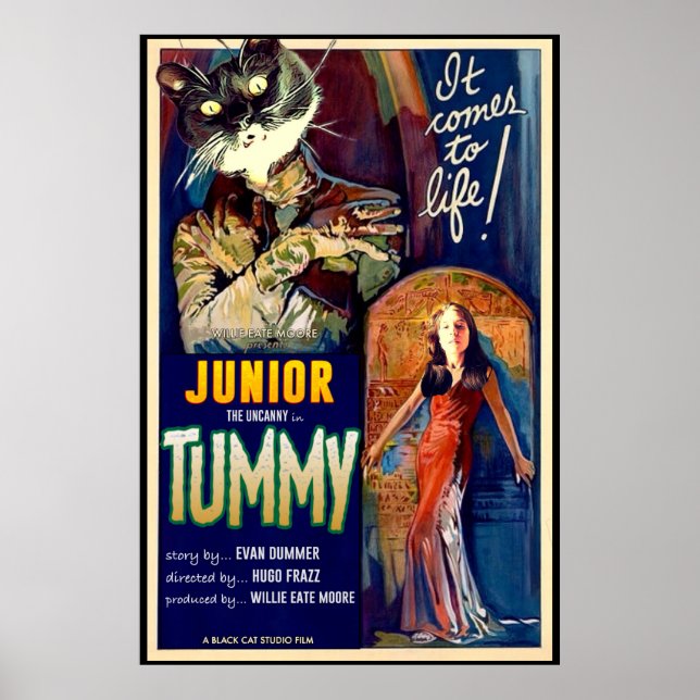 Junior the Uncanny in The Tummy! Poster (Vorne)