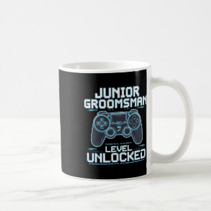 Junior Trauzeuge Level freigeschaltet Hochzeitsfei Kaffeetasse