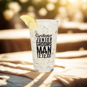 Junior Trauzeuge Personalisiert Hochzeitsglas Glas