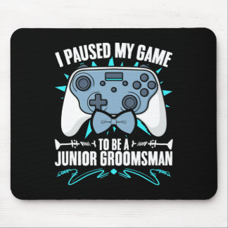 Junior Trauzeuge Video Gamer Pausen Mein Game Juni Mousepad
