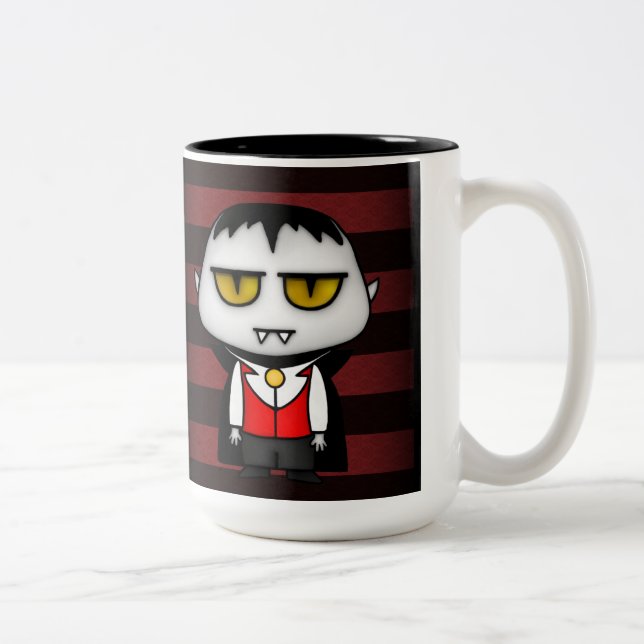 Junior Vampire Zweifarbige Tasse (Rechts)