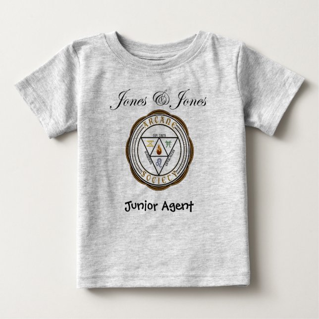 JuniorAgent Baby T-shirt (Vorderseite)