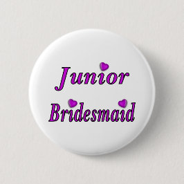 Juniorbrautjungfern-einfach Liebe Button
