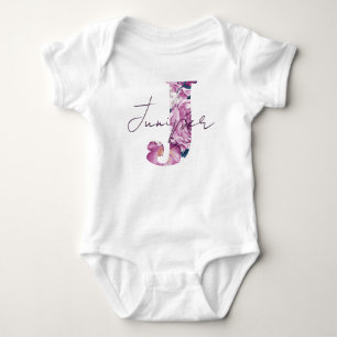 Juniper Baby Name Revefit Vintag floral J Strampler