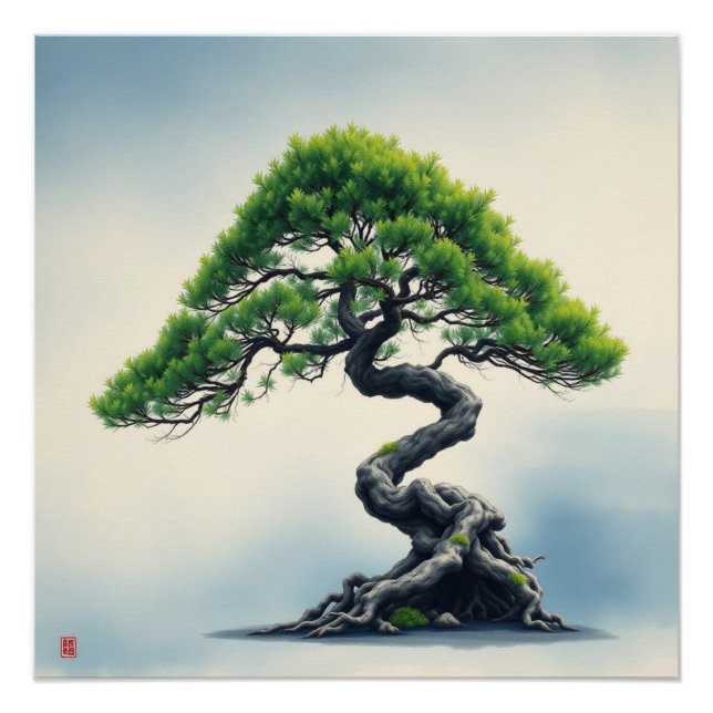 juniper bonsai poster (Vorderseite)