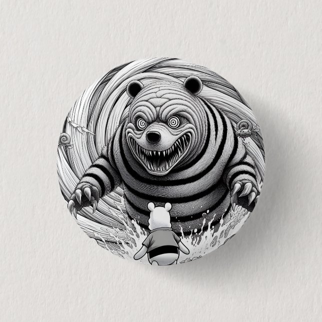 Junji Ito Winnie the Pooh 1 Button (Vorderseite)