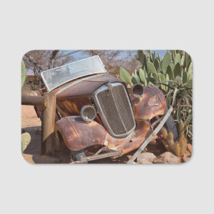 Junk-Auto Namensschild