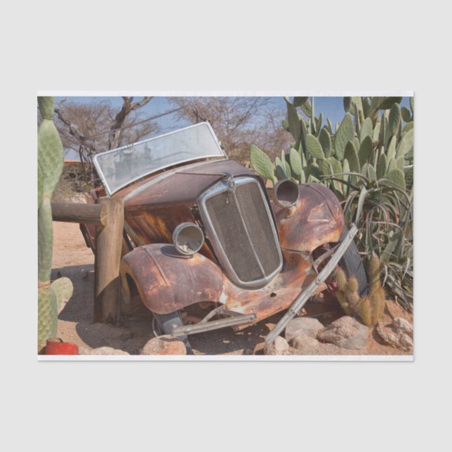 Junk-Auto Seidenpapier (Vorderseite)
