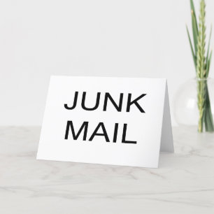 JUNK-EMAIL Gruß-Karte, Umschläge eingeschlossen Karte