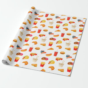 Junk Food Geschenkpapier