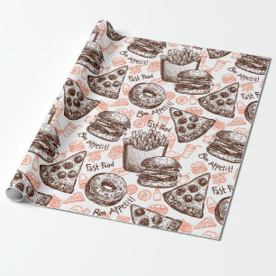 Junk Food Geschenkpapier