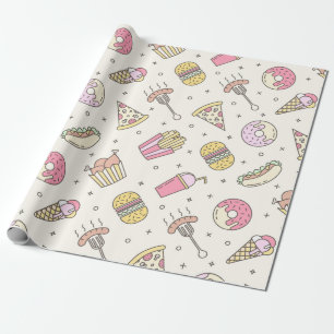 Junk Food Geschenkpapier