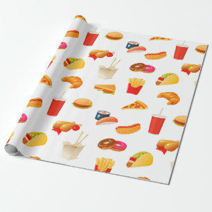 Junk Food Geschenkpapier