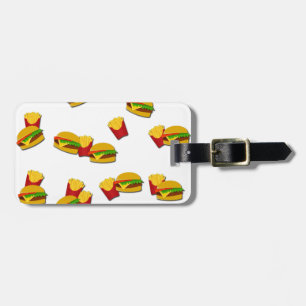 Junk Food-Muster Gepäckanhänger