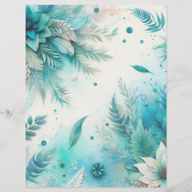 Junk Journal ephemere Vintages Scrapbook-Papier (Vorderseite)