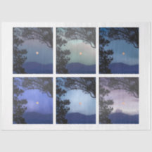 Junk Journal Fee Skies Moon Trees Fantasy 13-18