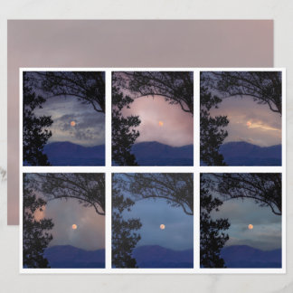 Junk Journal Fee Skies Moon Trees Fantasy 19-24