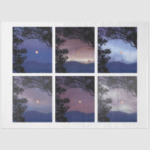 Junk Journal Fee Skies Moon Trees Fantasy 1-6