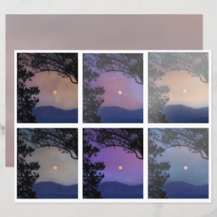Junk Journal Fee Skies Moon Trees Fantasy 7-12